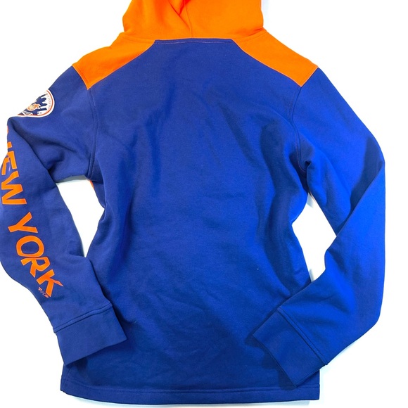 Fanatics Orange and Blue Mets Zip-Up Hoodie - Picture 2 of 8